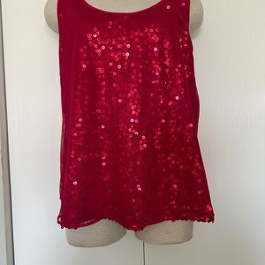Lane Bryant sequins tank top